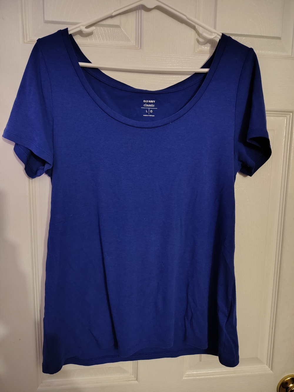 Old Navy Short Sleeve Scoop Neck Tee - Royal Blue